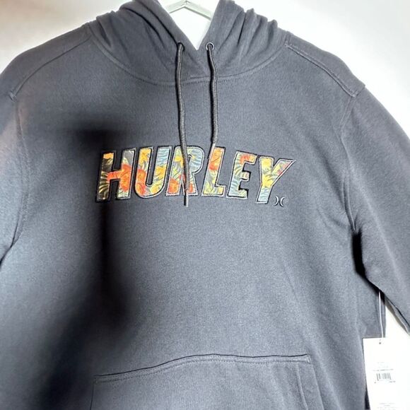 HURLEY® “FAST LANE SUMMER” HOODIE — Black / Men-M / NEW-(NWT) - Picture 6 of 15